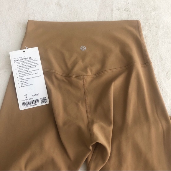 Lululemon Saddle Brown Align leggings28” EnergyBra - Picture 7 of 14